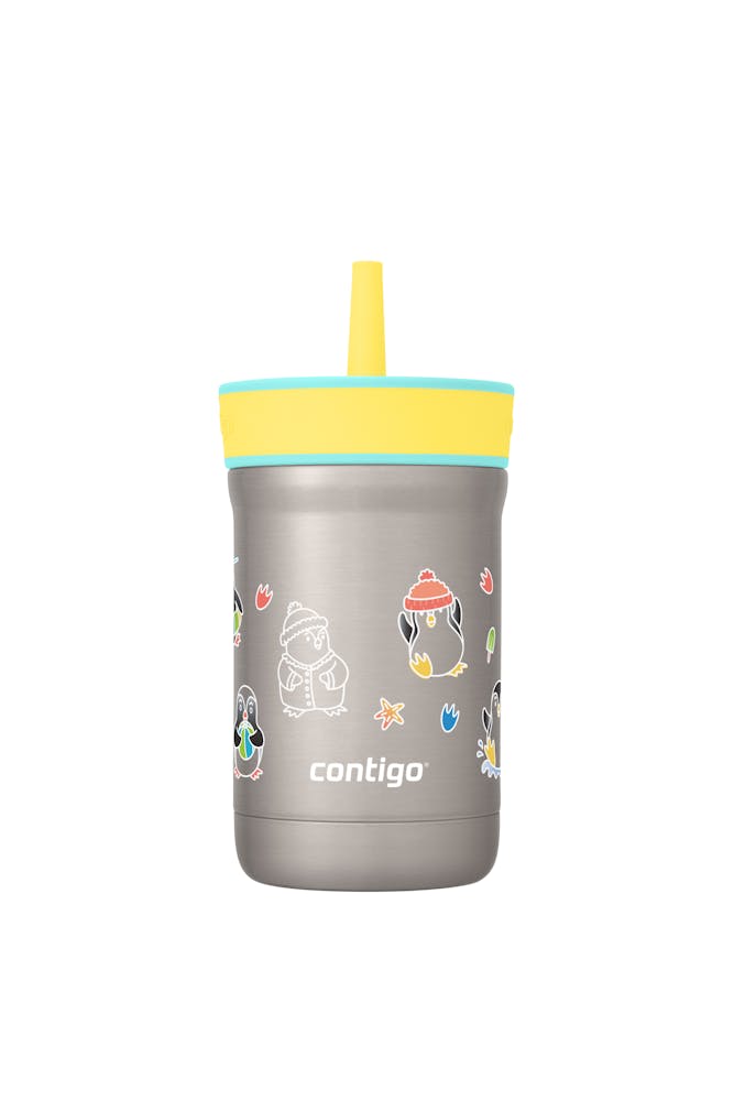 Kids Leighton Spill-Proof Stainless Steel Tumbler with Straw, 12oz G2