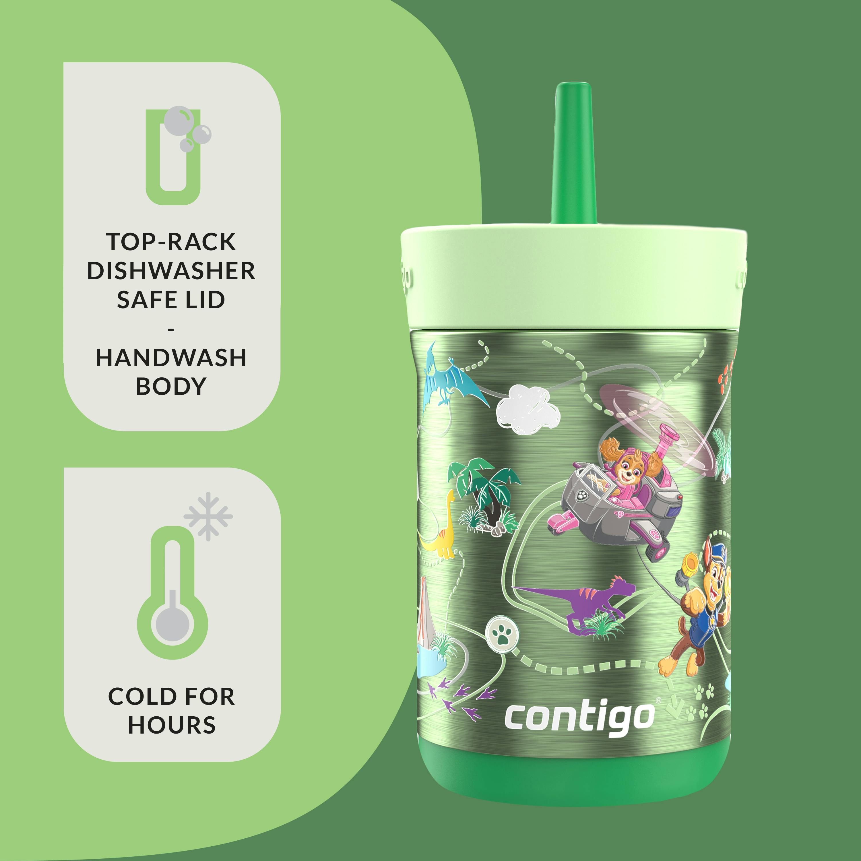 Contigo® Kids Leighton Spill-Proof Stainless Steel Tumbler with Straw, 12oz