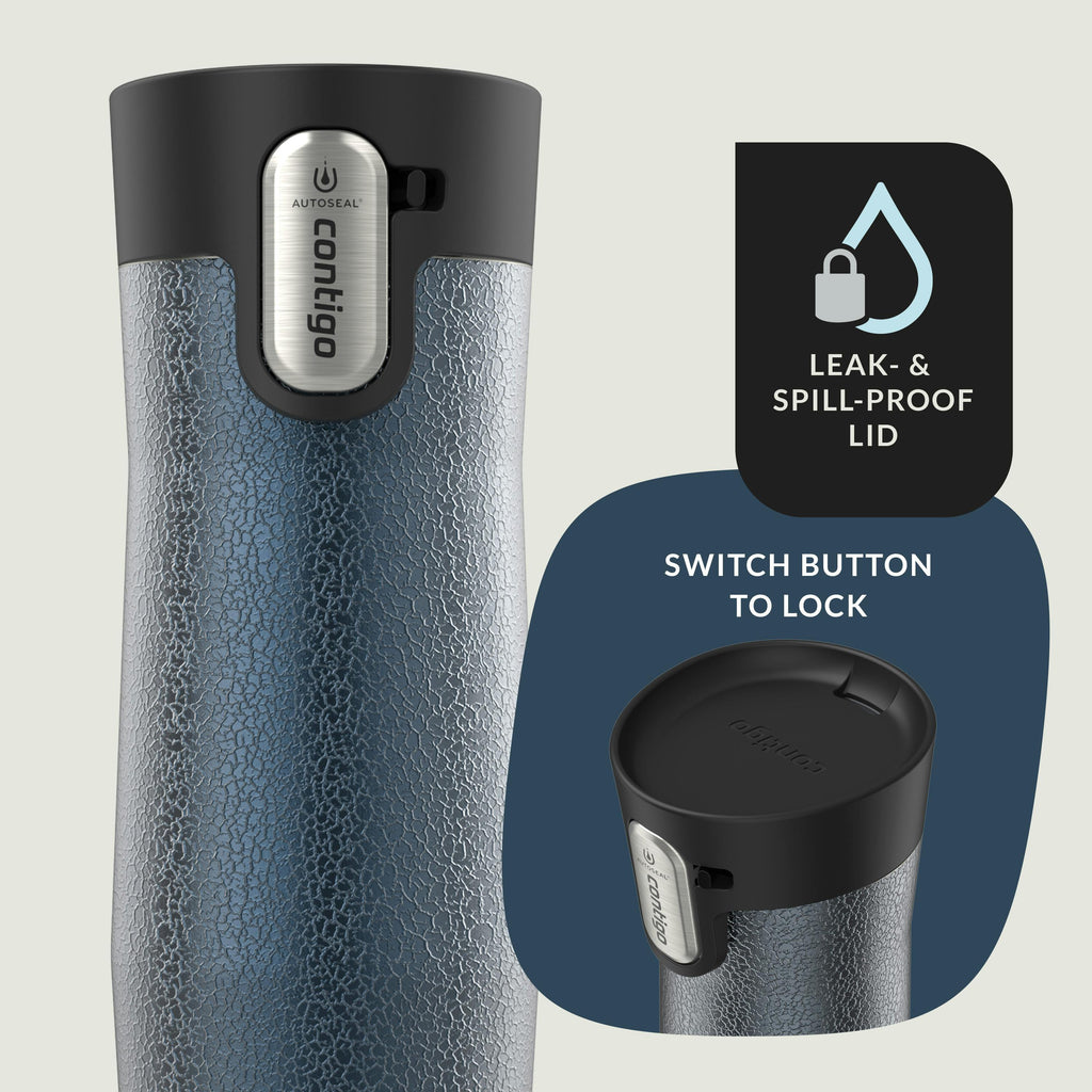 Contigo® AUTOSEAL® West Loop Vacuum-Insulated Stainless Steel Travel Mug with Easy-Clean Lid, 16 oz