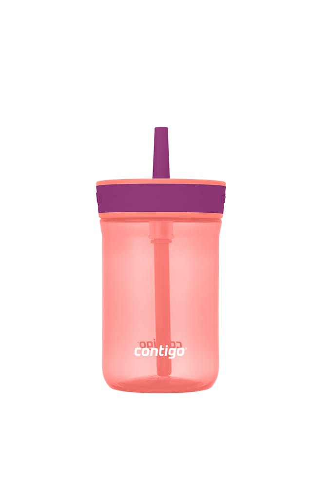 Kids’ Leighton Straw Tumbler with Spill-Proof Leak-Proof Lid, 14oz P4