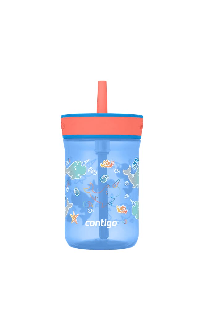 Kids’ Leighton Straw Tumbler with Spill-Proof Leak-Proof Lid, 14oz P4