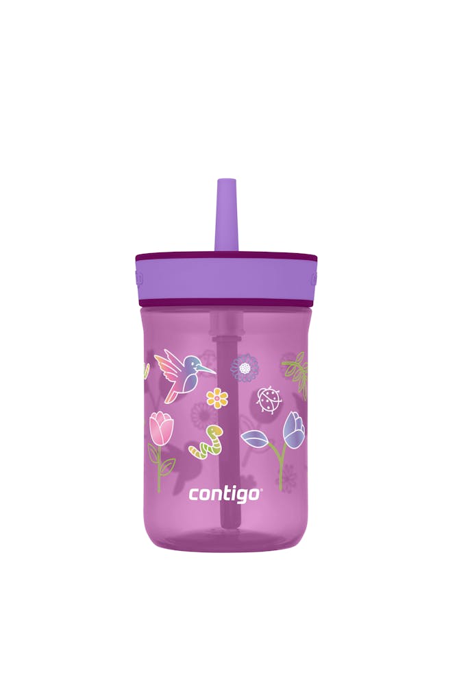 Kids’ Leighton Straw Tumbler with Spill-Proof Leak-Proof Lid, 14oz P4