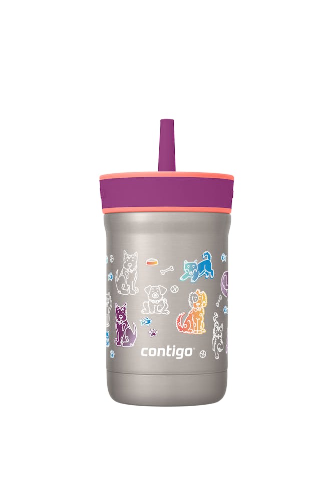 Kids Leighton Spill-Proof Stainless Steel Tumbler with Straw, 12oz G2